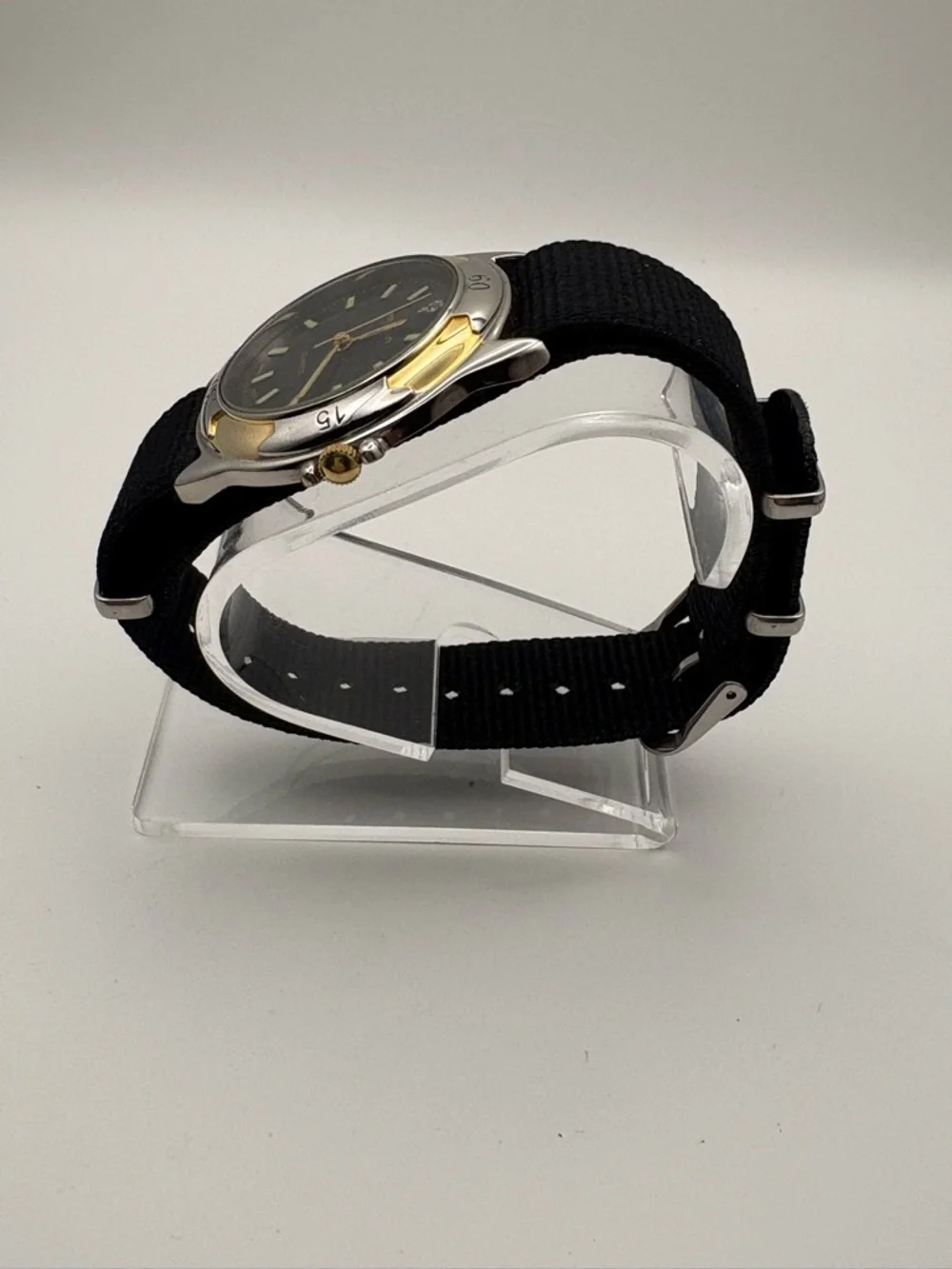 Milan Men’s Classic Two-Tone‎ Black Dial Wristwatch